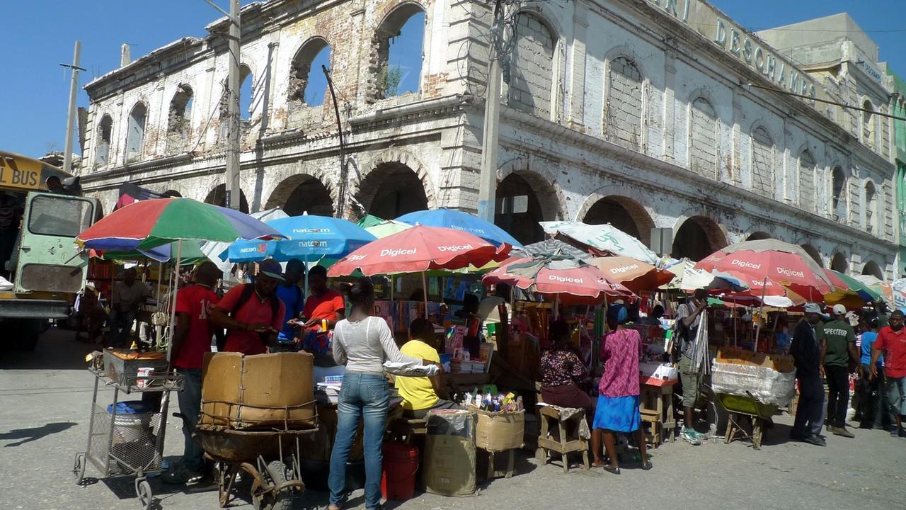 Markt in Port-au-Prince, Haiti Markt in Port-au-Prince, Haiti
