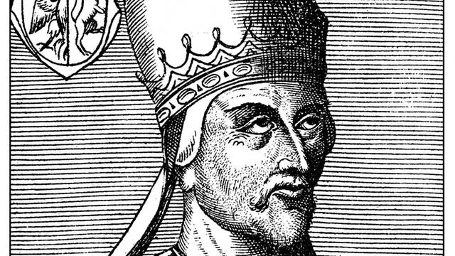 Papst Gregor VII., historische Illustration