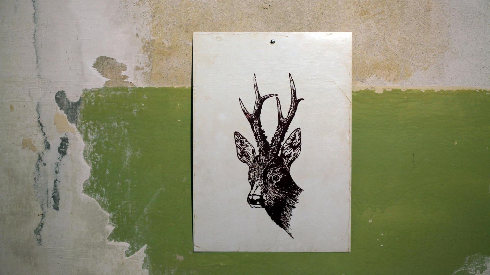 Copyright liegt bei Susann Maria Hempel. Bildtitel: Auf der Suche nach den verlorenen Seelenatomen; Zeichnung Hirsch Copyright liegt bei Susann Maria Hempel. Bildtitel: Auf der Suche nach den verlorenen Seelenatomen; Zeichnung Hirsch