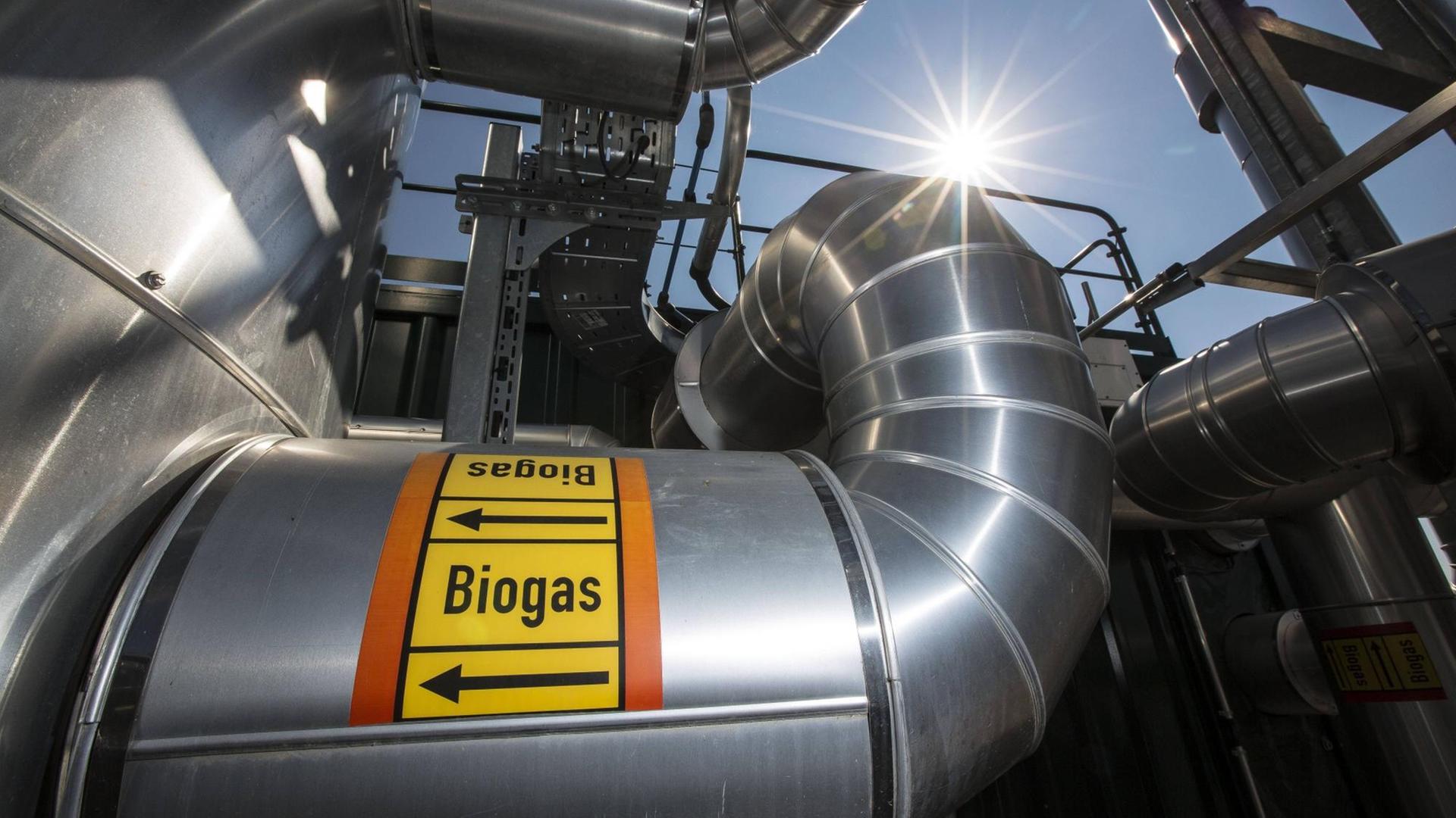 Eine Methan - Biogasanlage Eine Methan - Biogasanlage