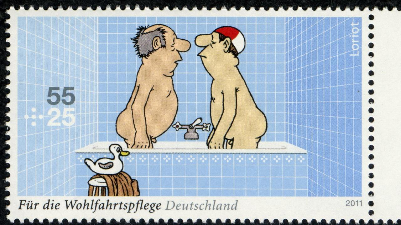 Briefmarke 2011 : Loriot Briefmarke 2011 : Loriot