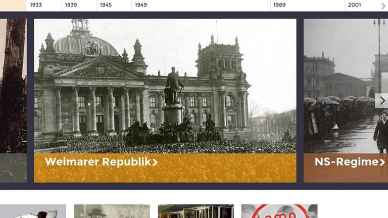 Das Webportal "Lebendiges Museum Online" Das Webportal "Lebendiges Museum Online"