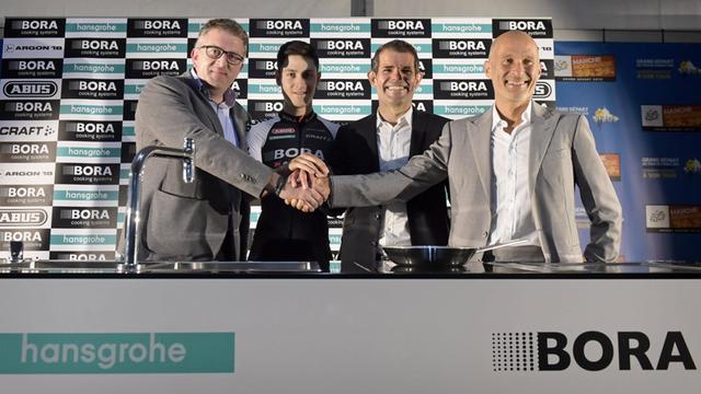 Präsentation des neuen Radsportteams Bora-hansgrohe