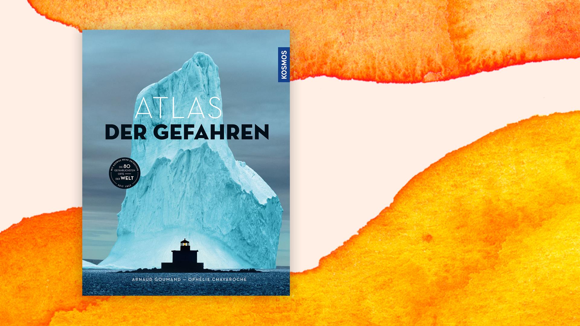 Buchcover mit der Fotografie eines hochen Eisbergs, vor einem schwarzen, illustrieren Leuchturm. Buchcover mit der Fotografie eines hochen Eisbergs, vor einem schwarzen, illustrieren Leuchturm.