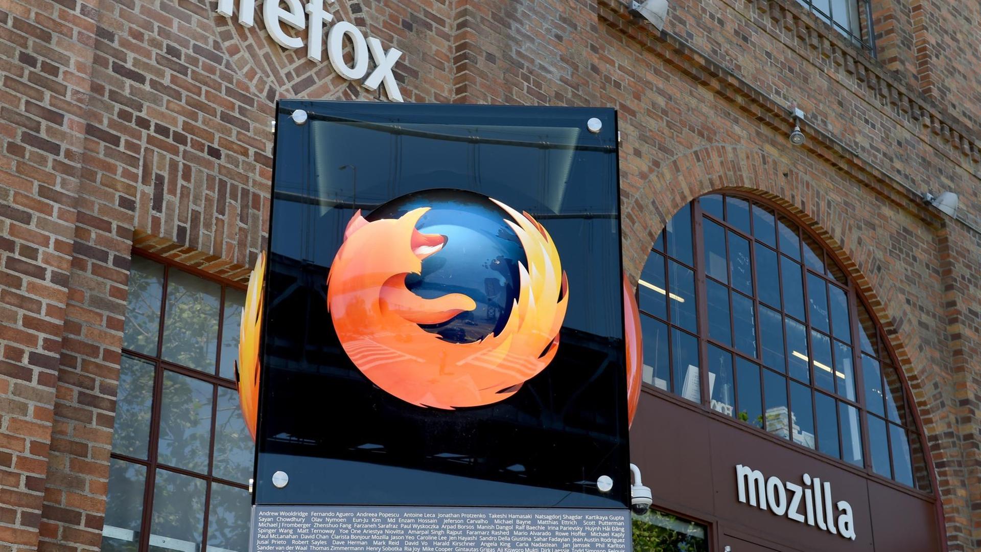 Das Hauptquartier des Firefox-Entwicklers Mozilla ist am 17.05.2016 in San Francisco zu sehen. Die Mozilla-Stiftung ging laut Medienberichten einen lukrativen Deal mit dem Internet-Konzern Yahoo ein, der zur Standard-Suchmaschine des Web-Browsers in den USA wurde. Das Hauptquartier des Firefox-Entwicklers Mozilla ist am 17.05.2016 in San Francisco zu sehen. Die Mozilla-Stiftung ging laut Medienberichten einen lukrativen Deal mit dem Internet-Konzern Yahoo ein, der zur Standard-Suchmaschine des Web-Browsers in den USA wurde.