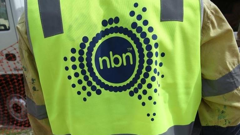 Das Logo von Australiens Breitband-Netzwerk NBN. Das Logo von Australiens Breitband-Netzwerk NBN.