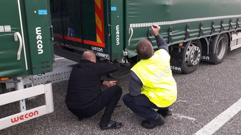 Kontrolle auf der A2 Kontrolle auf der A2
