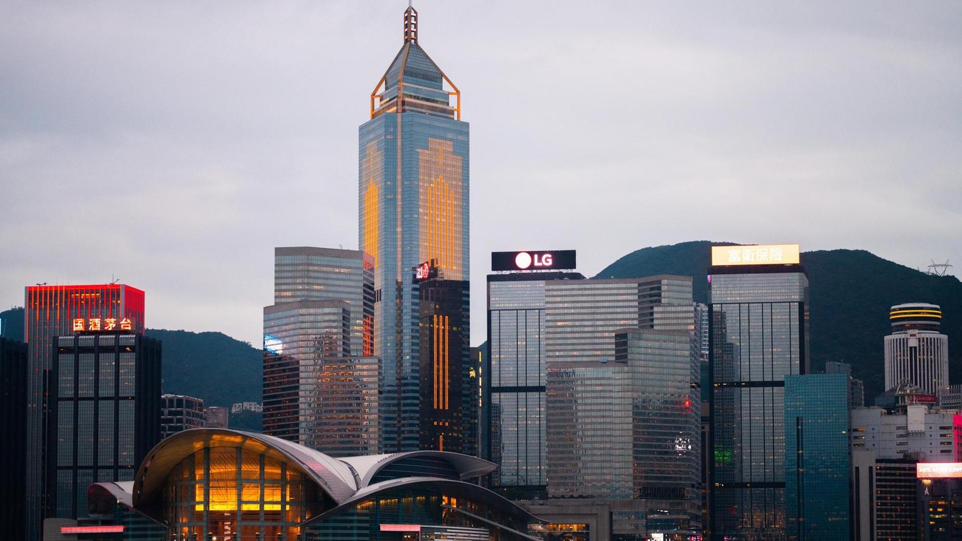 Hong Kongs Finanzviertel Hong Kongs Finanzviertel