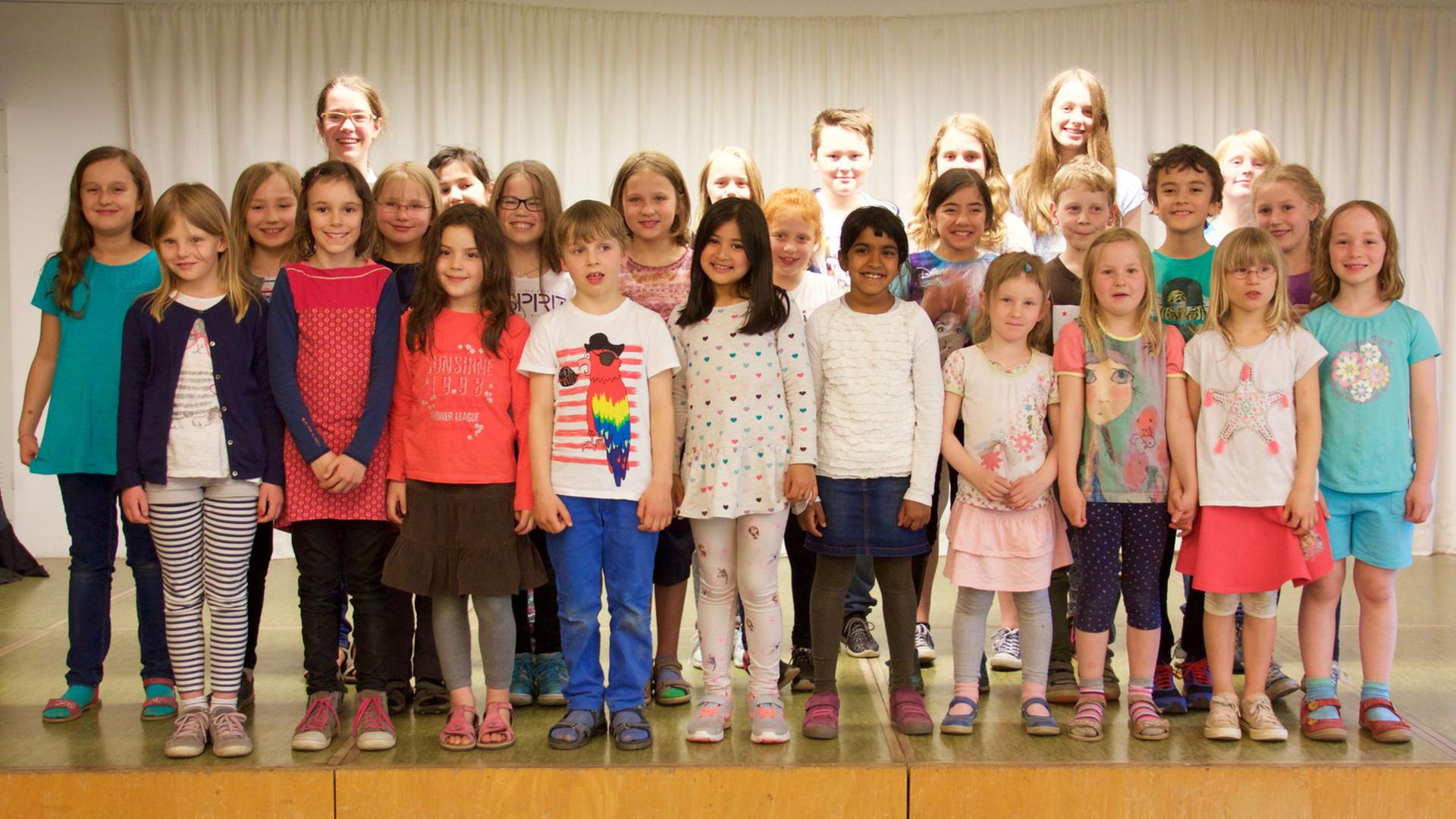 Der Cantate Kinderchor aus Berlin. Der Cantate Kinderchor aus Berlin.