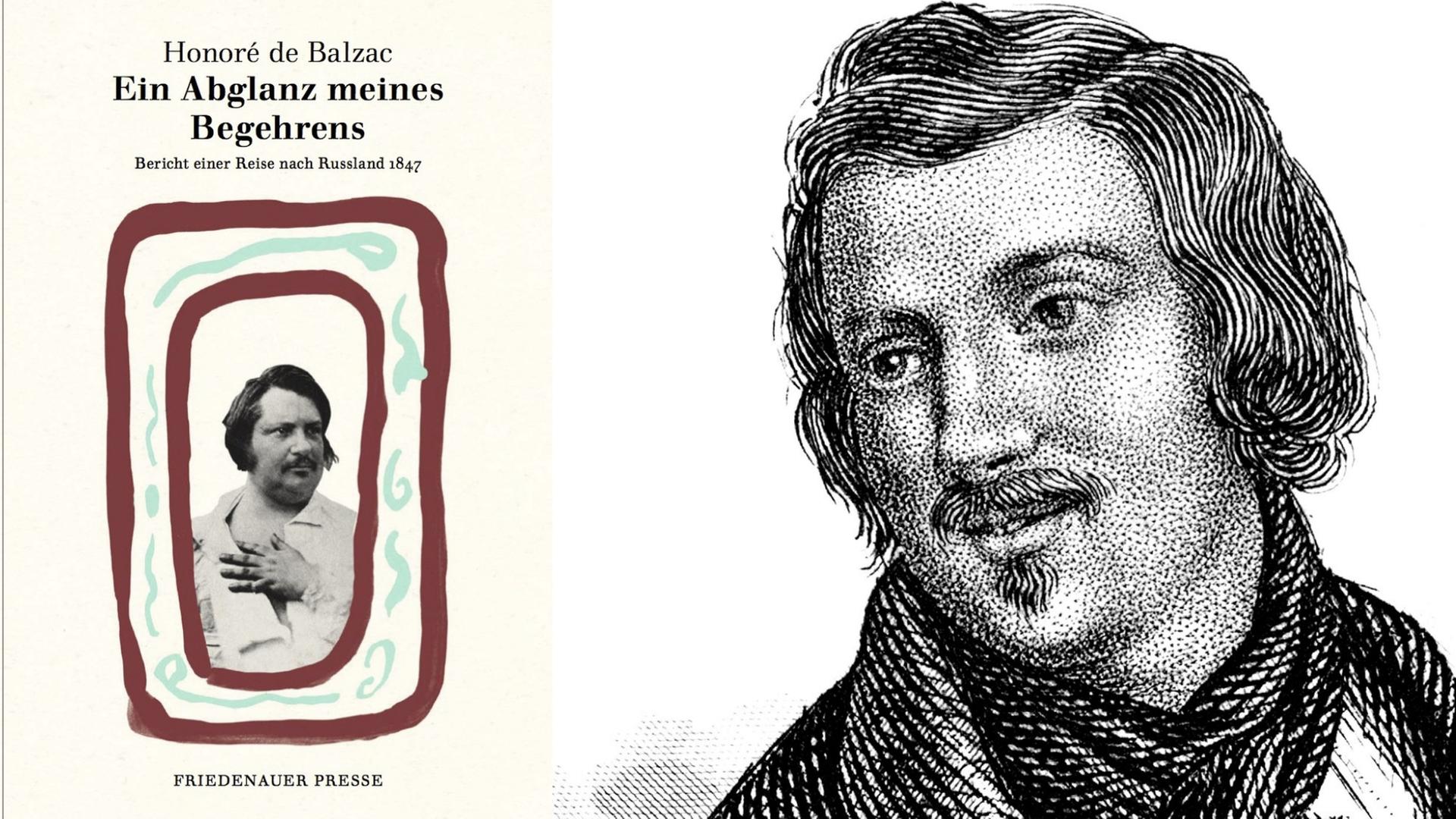 Buchcover: Honoré de Balzac: „Ein Abglanz meines Begehrens. Bericht einer Reise nach Russland 1847" Buchcover: Honoré de Balzac: „Ein Abglanz meines Begehrens. Bericht einer Reise nach Russland 1847"