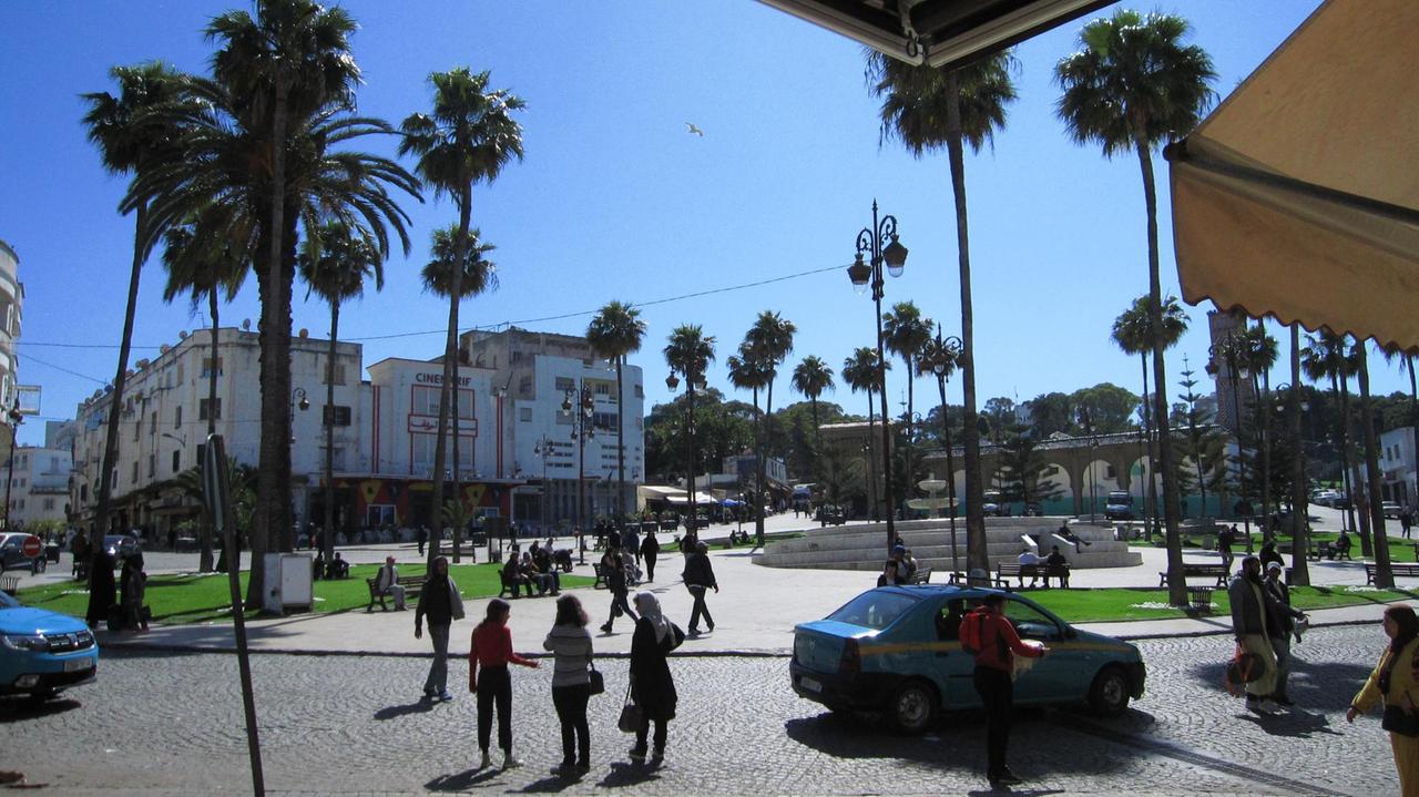 Der Gran Socco in Tanger. Der Gran Socco in Tanger.