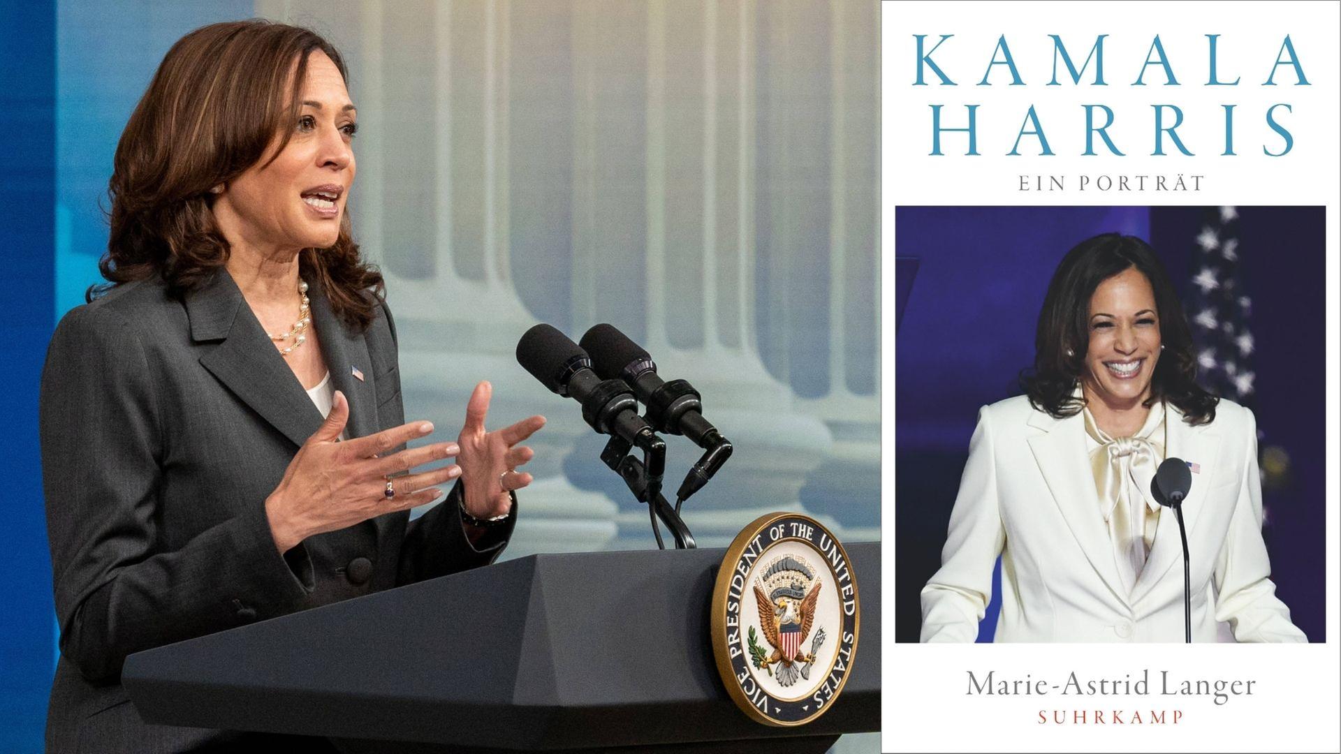 Marie-Astrid Langer: „Kamala Harris. Ein Porträt“ Marie-Astrid Langer: „Kamala Harris. Ein Porträt“