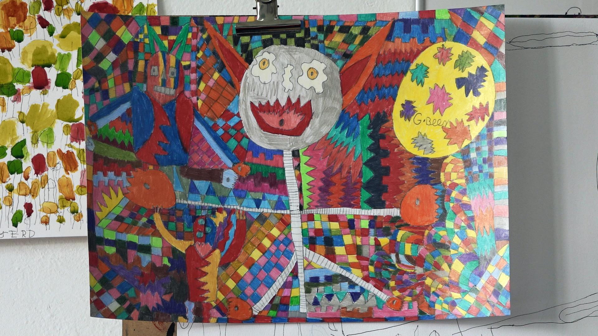 Bild von Gabriele Beer aus der Kunstwerkstatt Mosaik. Bild von Gabriele Beer aus der Kunstwerkstatt Mosaik.
