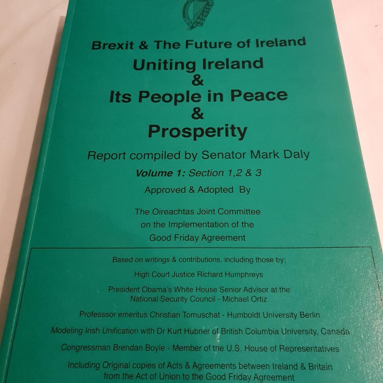 Der Weg zur Wiedervereinigung – Bericht des Komitees zur Umsetzung des Karfreitagsabkommens im irischen Parlament.