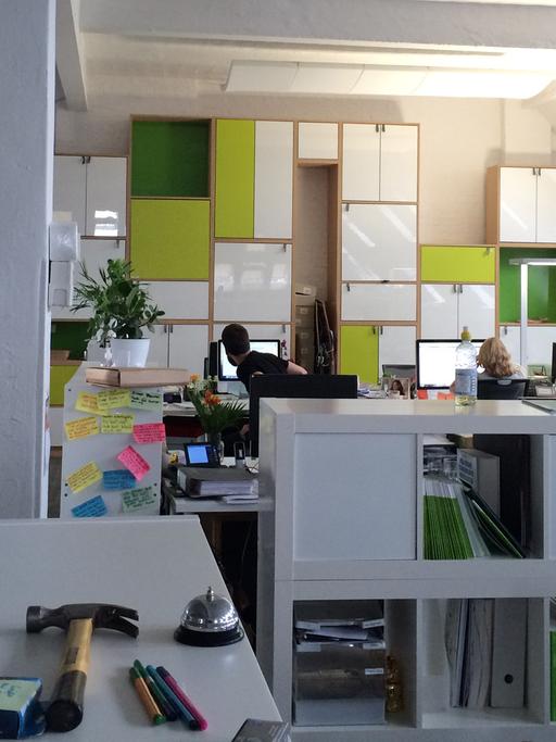 Großraumbüro im Betterplace Lab