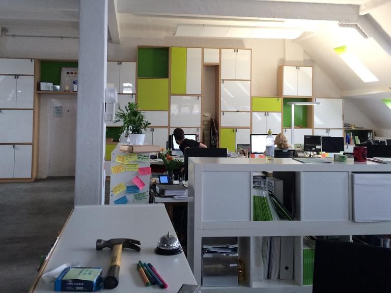 Großraumbüro im Betterplace Lab