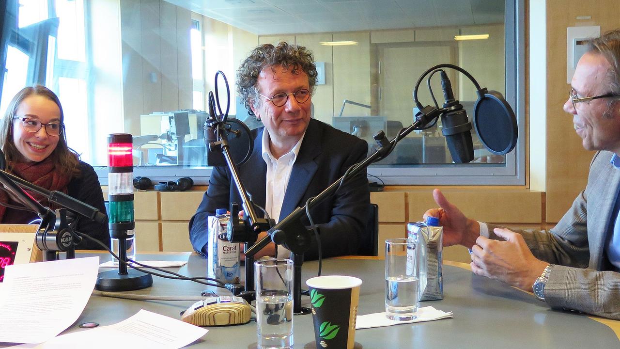 Neela Janssen, Ingo Schulze und Harald Welzer Neela Janssen, Ingo Schulze und Harald Welzer
