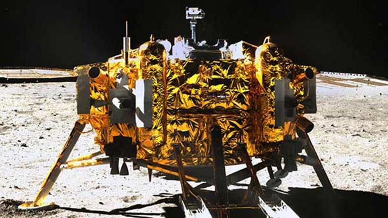Chinas Sonde Chang'e-3 auf dem Mond Chinas Sonde Chang'e-3 auf dem Mond