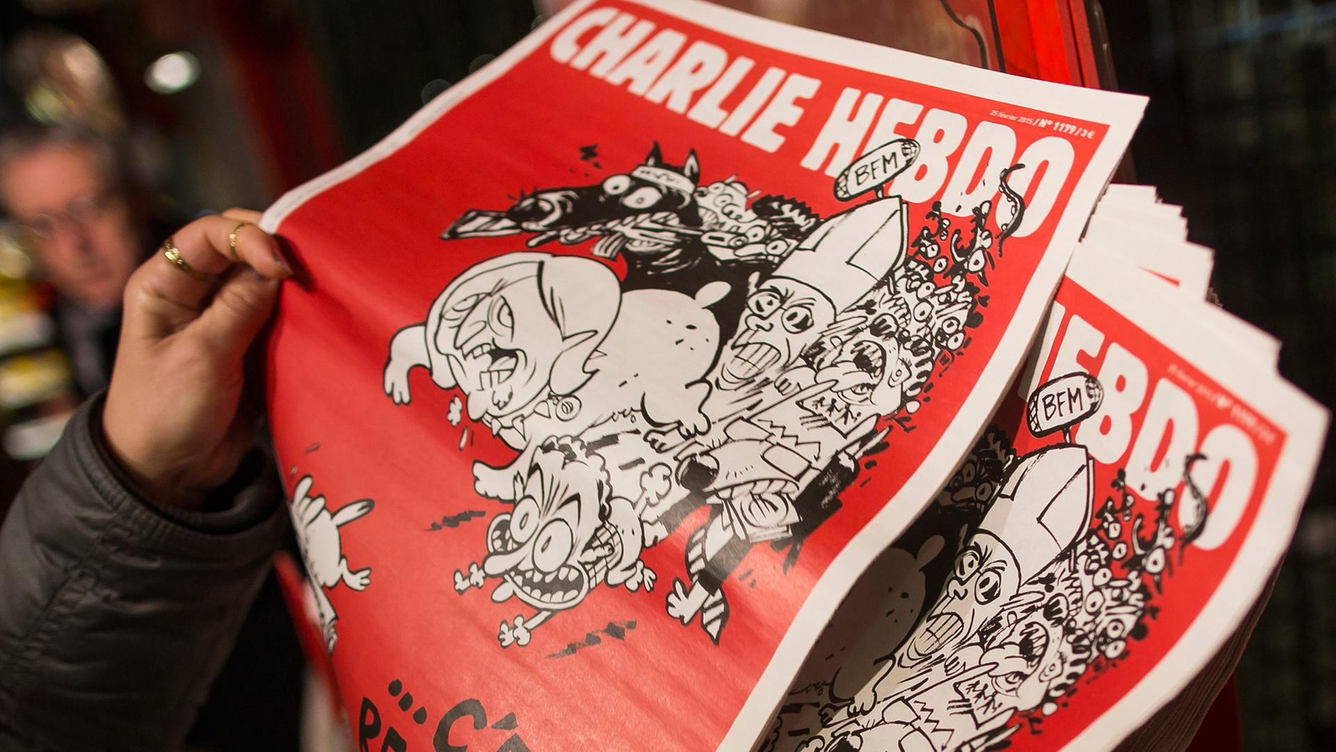 Das Titelbild des neuen "Charlie Hebdo"-Heftes Das Titelbild des neuen "Charlie Hebdo"-Heftes