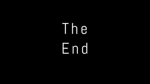 "The End" - Früher wurde "The End" am Ende des Films eingeblendet