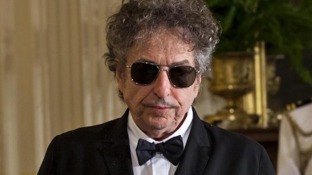 Bob Dylan im Weißen Haus in Washington DC