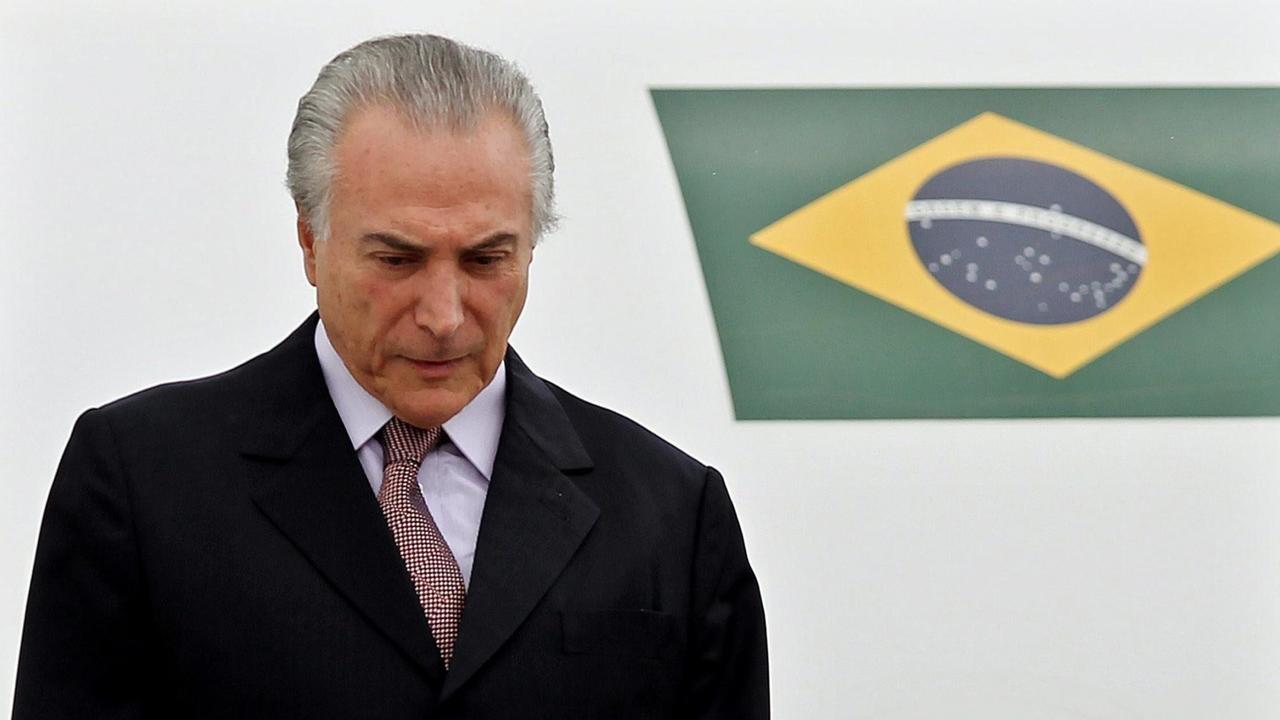 Der brasilianische Interimspräsident Michel Temer, hier am 7. August 2014 in Bogota/Kolumbien. Der brasilianische Interimspräsident Michel Temer, hier am 7. August 2014 in Bogota/Kolumbien.