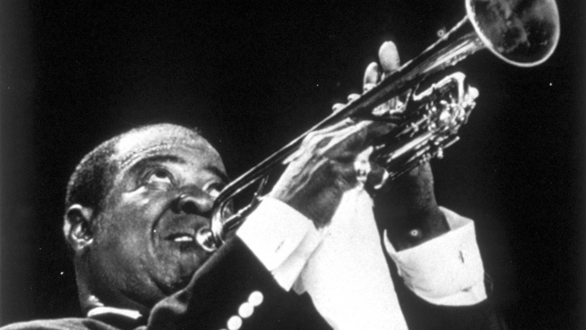 Louis Armstrong, Jazz-Trompeter und Sänger Louis Armstrong, Jazz-Trompeter und Sänger