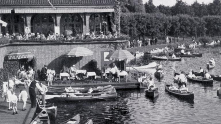 Das Parkcafé am großen See im Stadtpark Hamburg auf einer undatierten Aufnahme Das Parkcafé am großen See im Stadtpark Hamburg auf einer undatierten Aufnahme