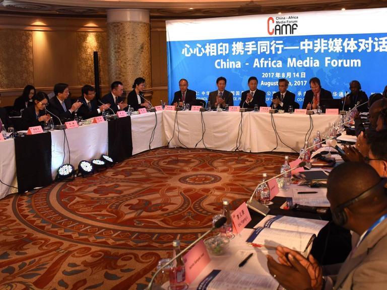 Blick in den Sitzungssaal beim "China Africa Media Forum".
