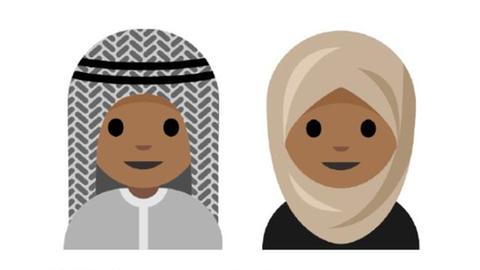 Ein mögliches Design für ein Hijab-Emoji