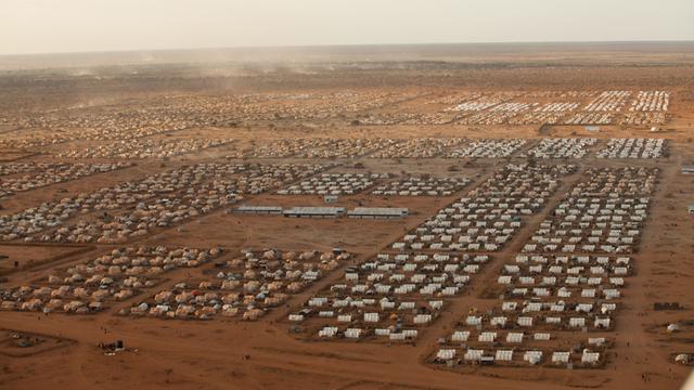 Blick auf das Flüchtlingslager Dadaab in Kenia