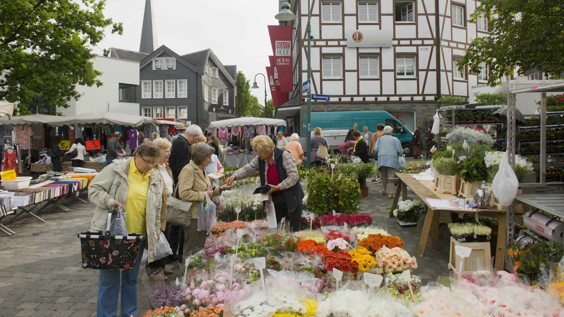 Vieh- und Krammarkt in Waldbröl (Bergisches Land) Vieh- und Krammarkt in Waldbröl (Bergisches Land)