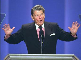 Ronald Reagan im Jahr 1992 Ronald Reagan im Jahr 1992