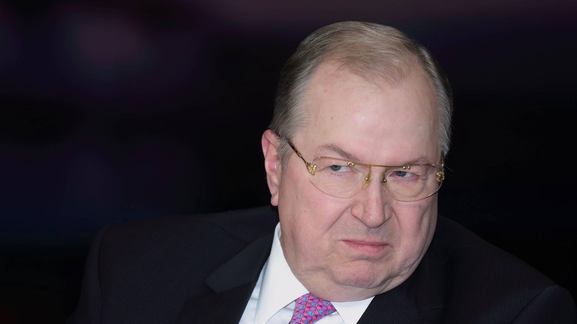 Heinz Buschkowsky in einer Talk-Show. Heinz Buschkowsky in einer Talk-Show.