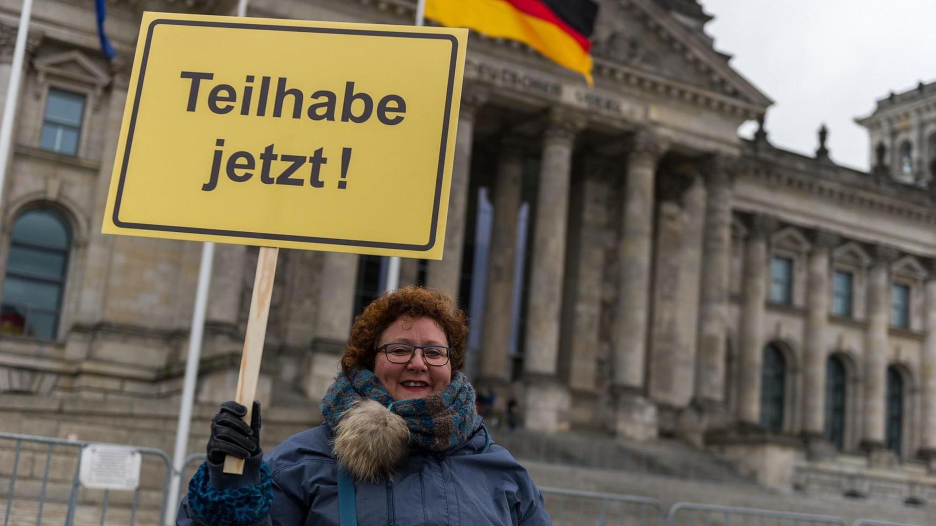 Demonstration gegen Änderungen im Bundesteilhabegesetz Demonstration gegen Änderungen im Bundesteilhabegesetz