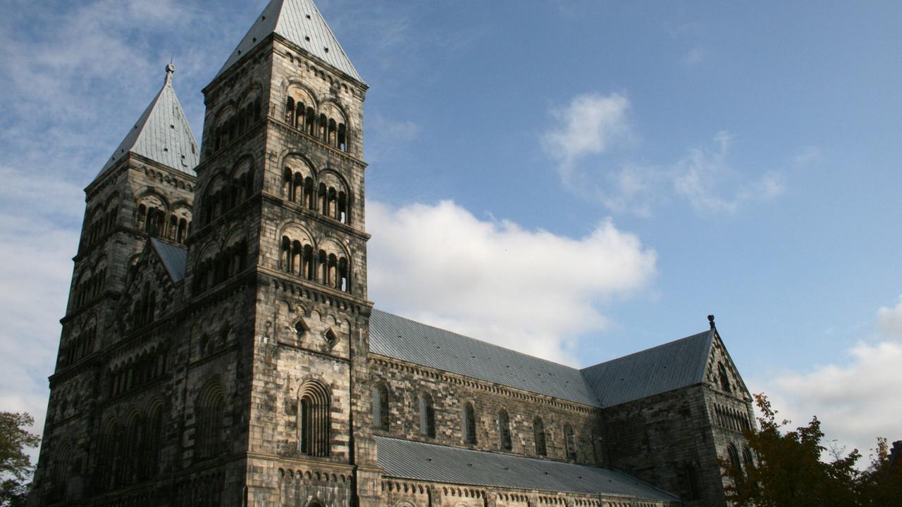 Der Dom in der schwedischen Stadt Lund Der Dom in der schwedischen Stadt Lund