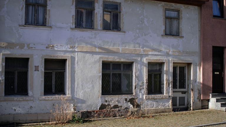 Verlassenes Gebäude im Zentrum von Bad Frankenhausen Verlassenes Gebäude im Zentrum von Bad Frankenhausen
