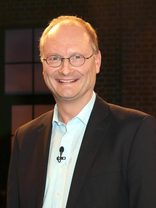Sven Plöger bei der Aufzeichnung der WDR Talkshow Kölner Treff.