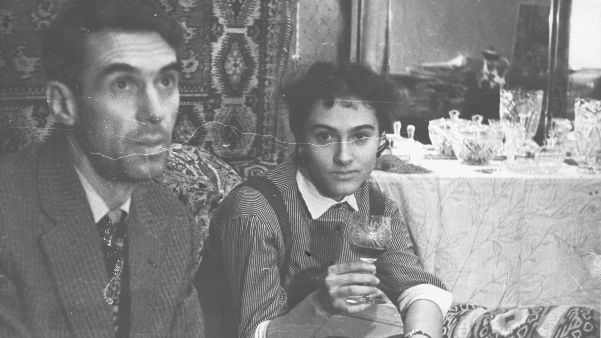 Pavel und Lotta Zaltsman in Leningrad 1959 Pavel und Lotta Zaltsman in Leningrad 1959