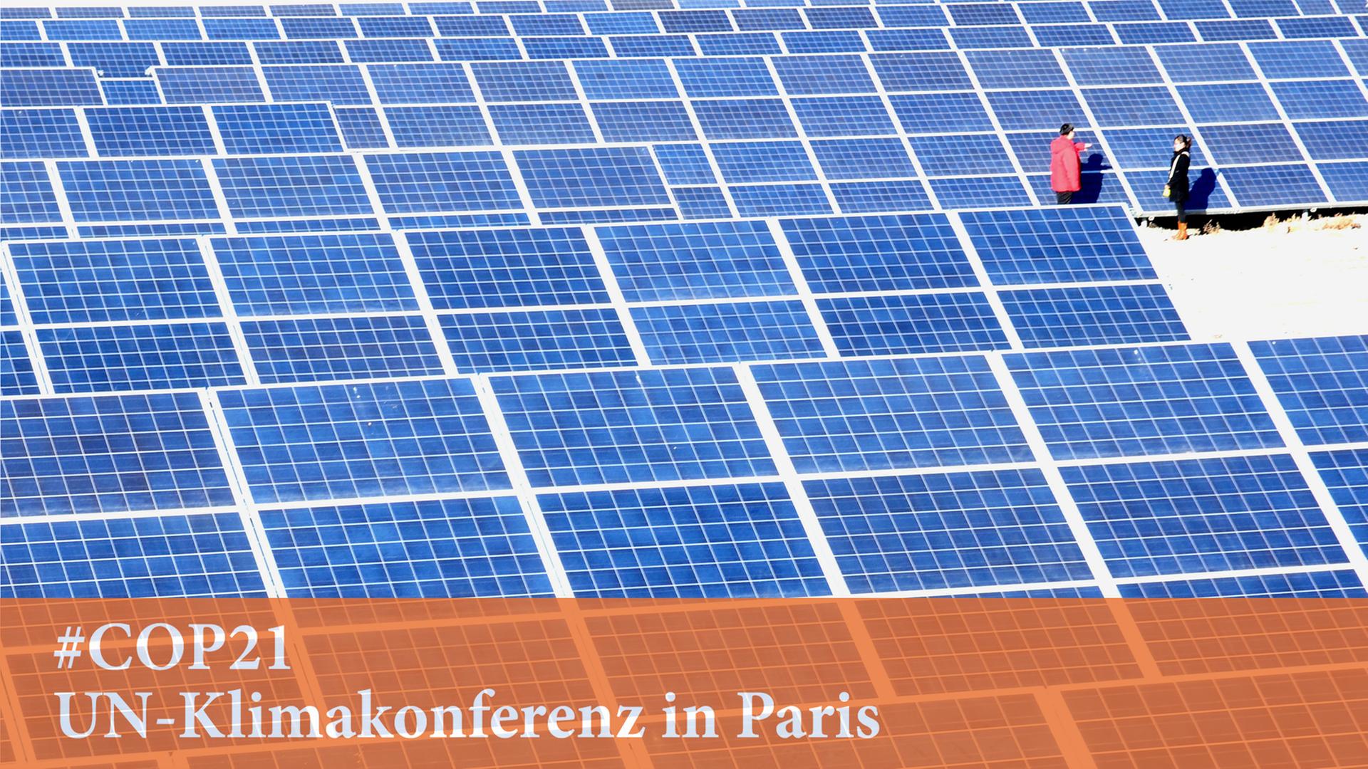 Solarkraftwerk in Chinas nordwestlicher Provinz Gansu Solarkraftwerk in Chinas nordwestlicher Provinz Gansu