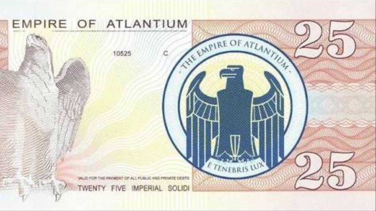 Australien - Währung der Mini-Nation Atlantium. Australien - Währung der Mini-Nation Atlantium.
