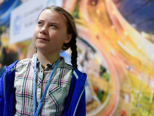 Die schwedische Schülerin Greta Thunberg während des Klimagipfels in Kattowitz
