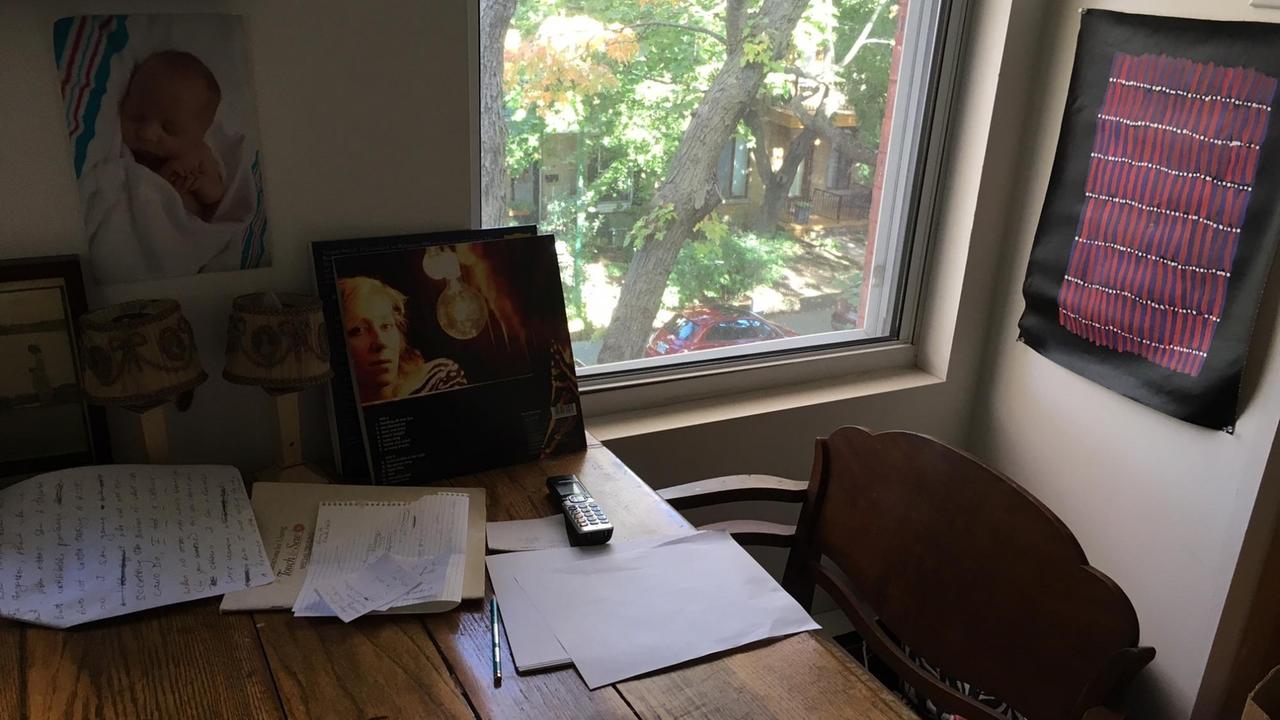 Privater Einblick: Martha Wainwrights privates Arbeitszimmer.
