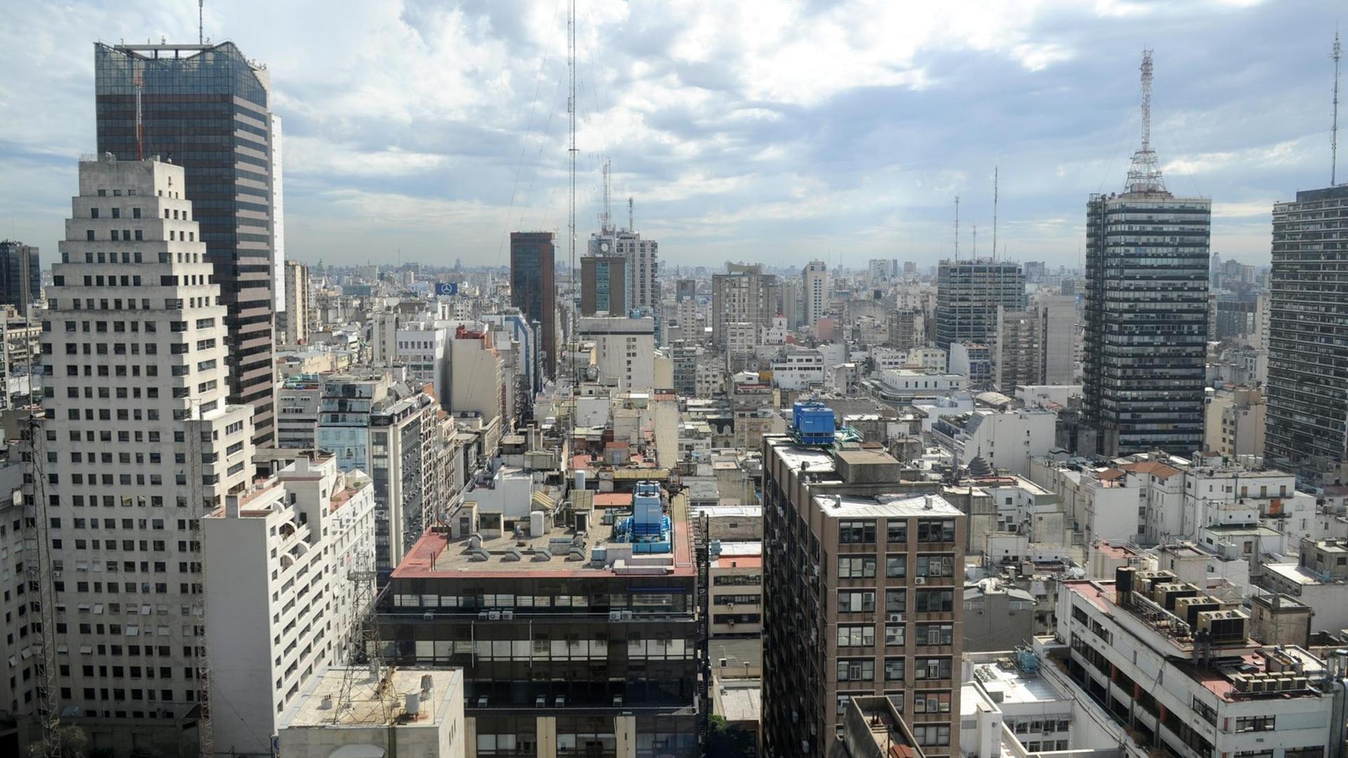 Blick auf Buenos Aires.