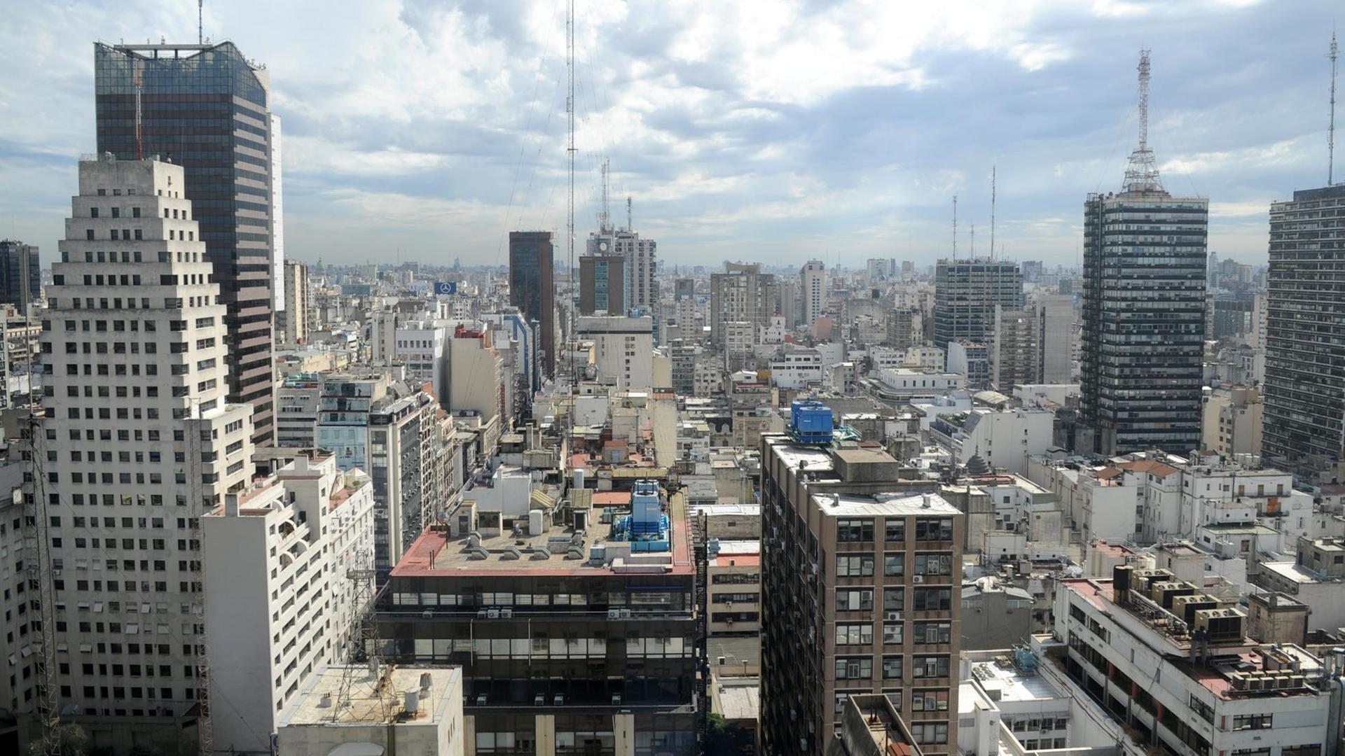 Blick auf Buenos Aires. Blick auf Buenos Aires.