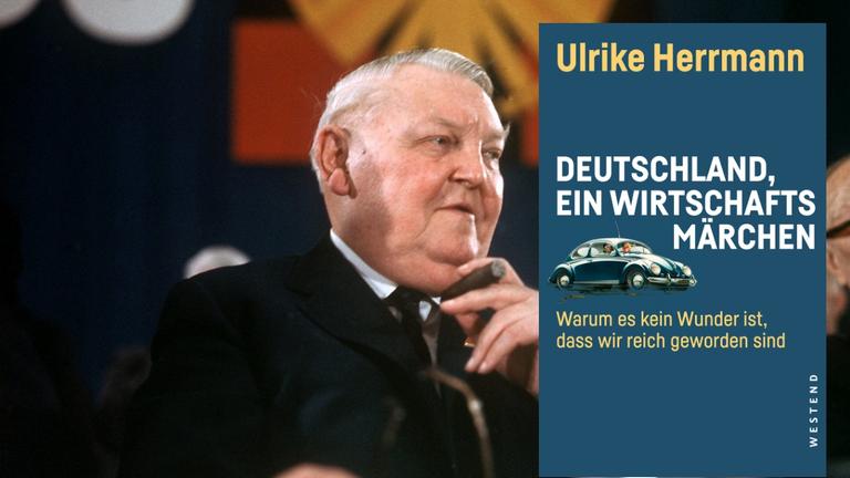 Der vermeintliche "Vater des deutschen Wirtschaftswunders" Ludwig Erhard in einer undatierten Aufnahme mit der obligatorischen Zigarre. Der vermeintliche "Vater des deutschen Wirtschaftswunders" Ludwig Erhard in einer undatierten Aufnahme mit der obligatorischen Zigarre.