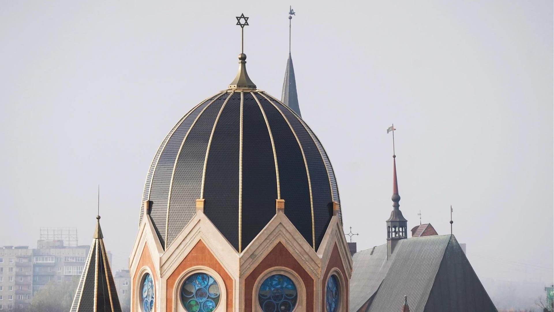 Blick auf die neue Synagoge Kaliningrads. Blick auf die neue Synagoge Kaliningrads.