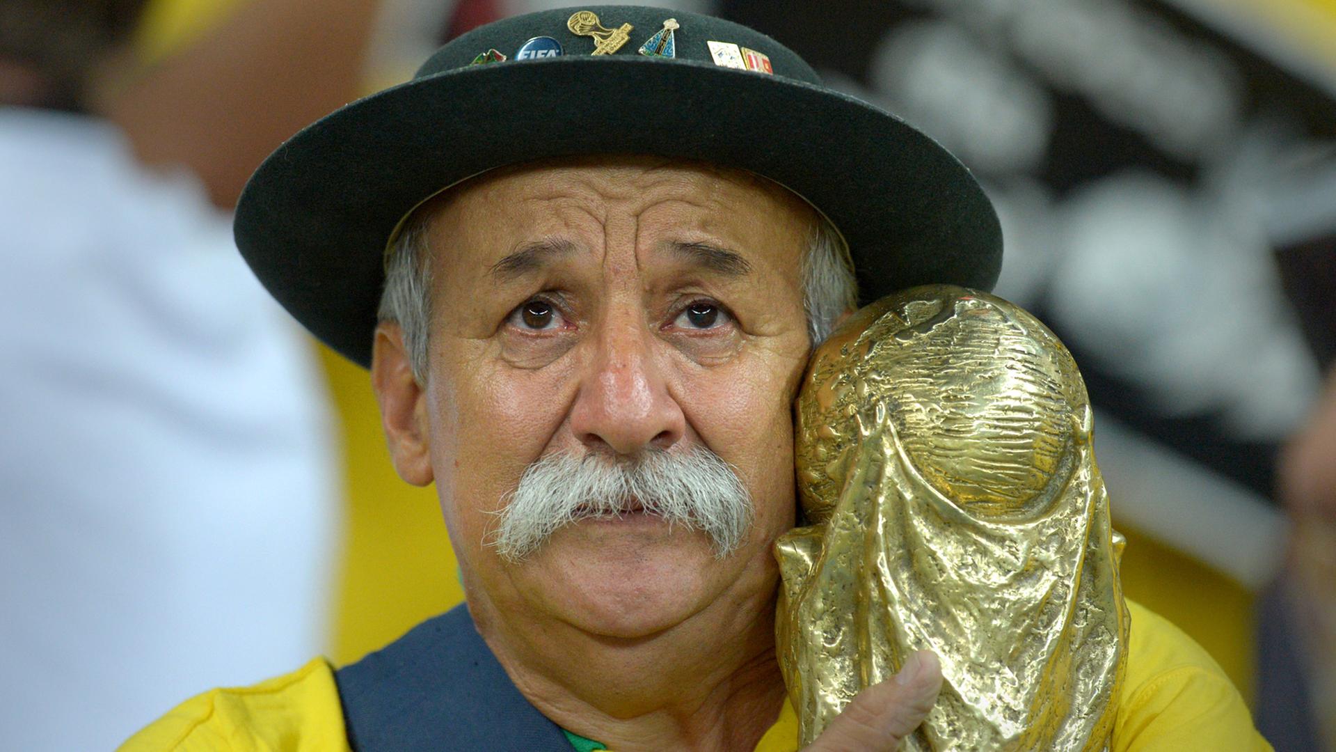 Der Traum vom Pokal - für die Brasilianer ausgeträumt - aber nicht für das DFB-Team