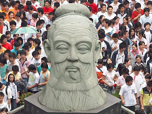 Konfuzius-Statue in China