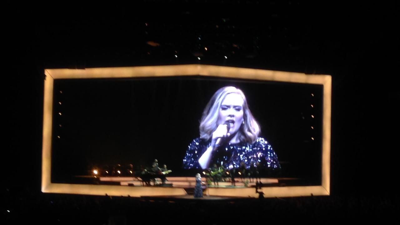 Adele bei ihrem Konzert in der Berliner O2-World Adele bei ihrem Konzert in der Berliner O2-World